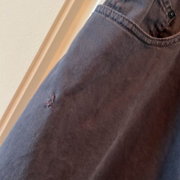 ADRIANO Goldschmied The Graduate tailored leg soft Jean pants dark gray 36x32 - Picture 9 of 17